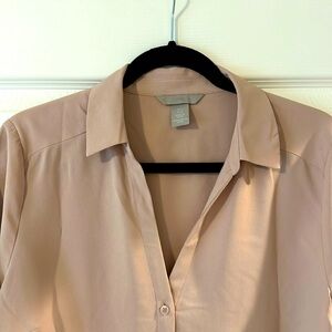 H & M Blush Blouse